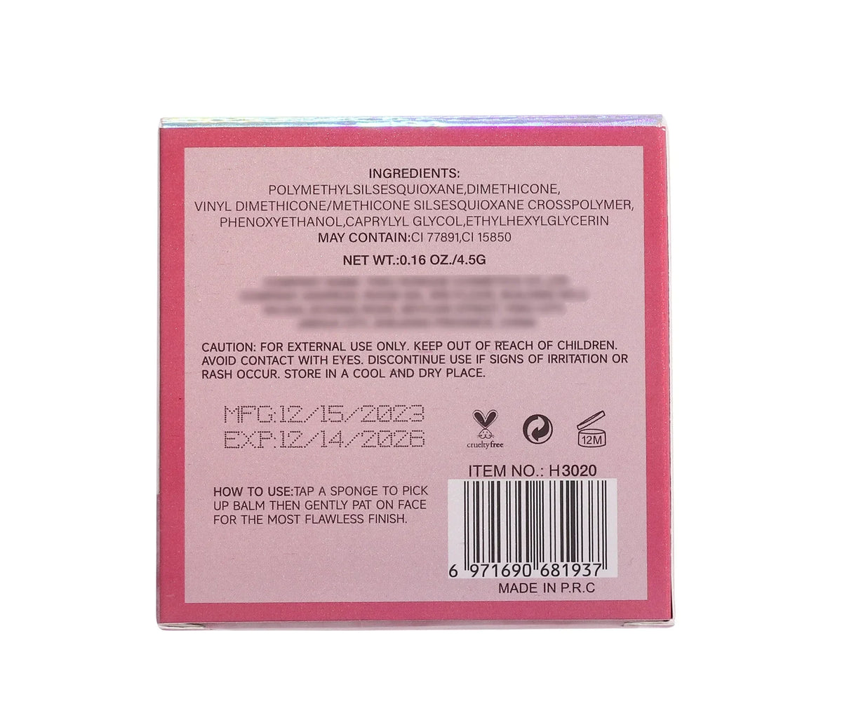 Face Primer Balm & Puff