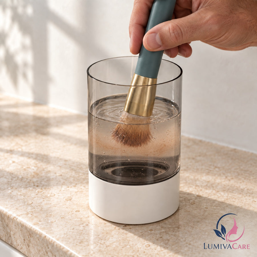 Automatic Makeup Brush Cleaner