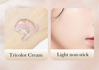 Three-Tone Makeup Primer & Puff Options