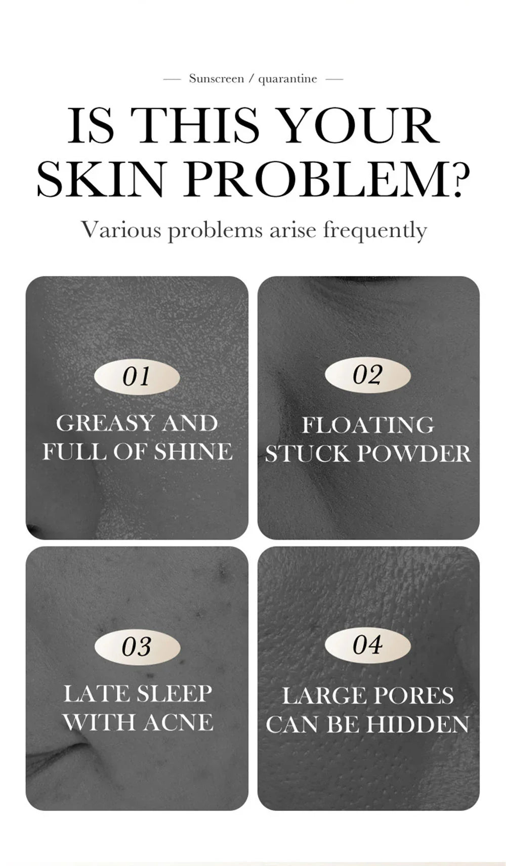 Three-Tone Makeup Primer & Puff Options