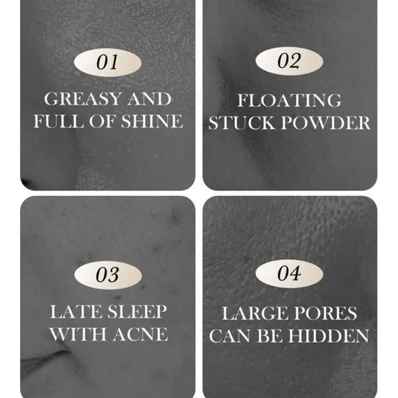 Three-Tone Makeup Primer & Puff Options