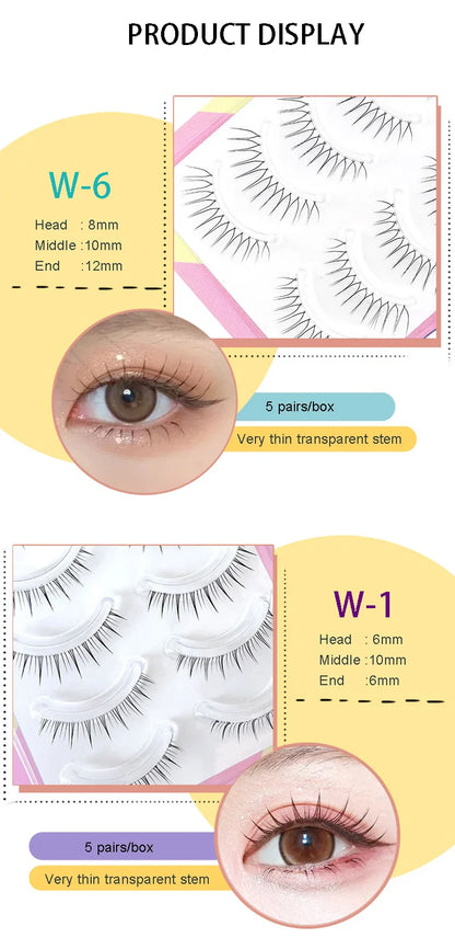 Dream Deer V-Shaped Lashes — 5 Pairs