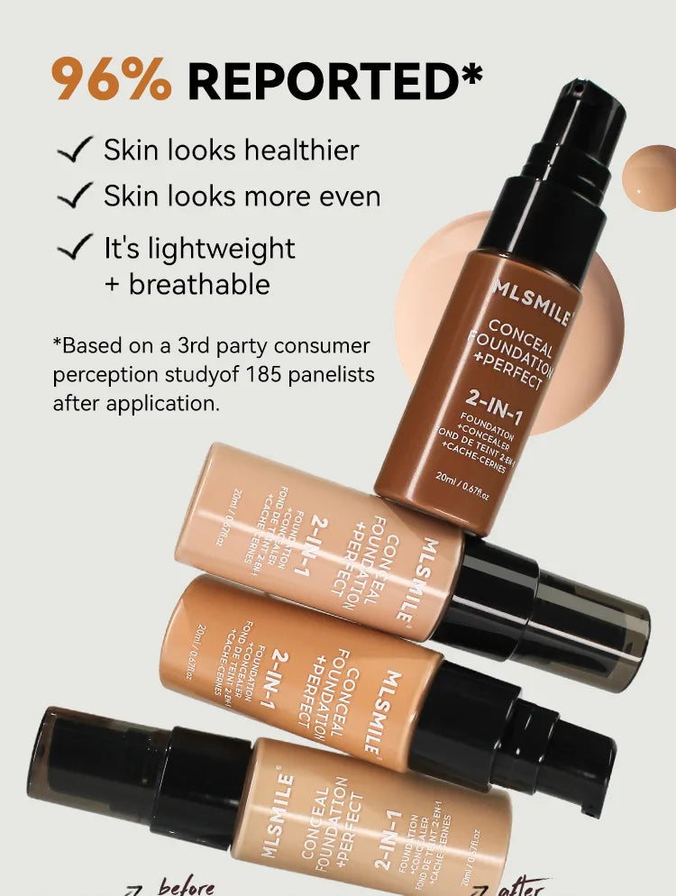 Liquid Foundation & Concealer