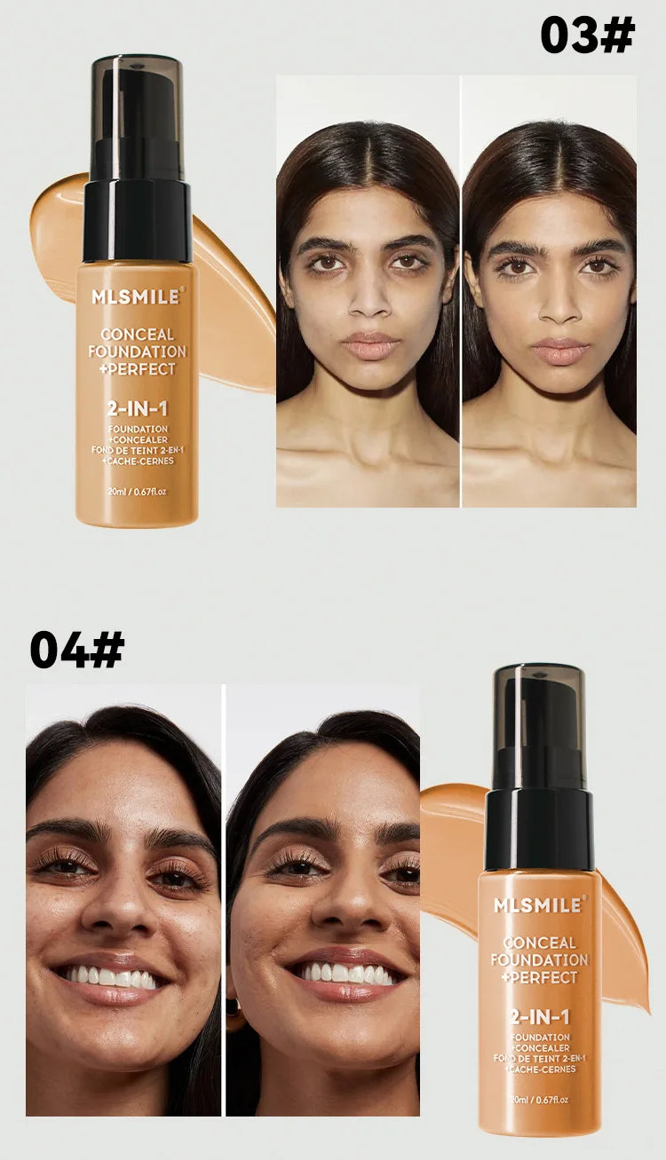 Liquid Foundation & Concealer