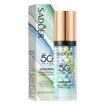 Three-Tone Makeup Primer & Puff Options