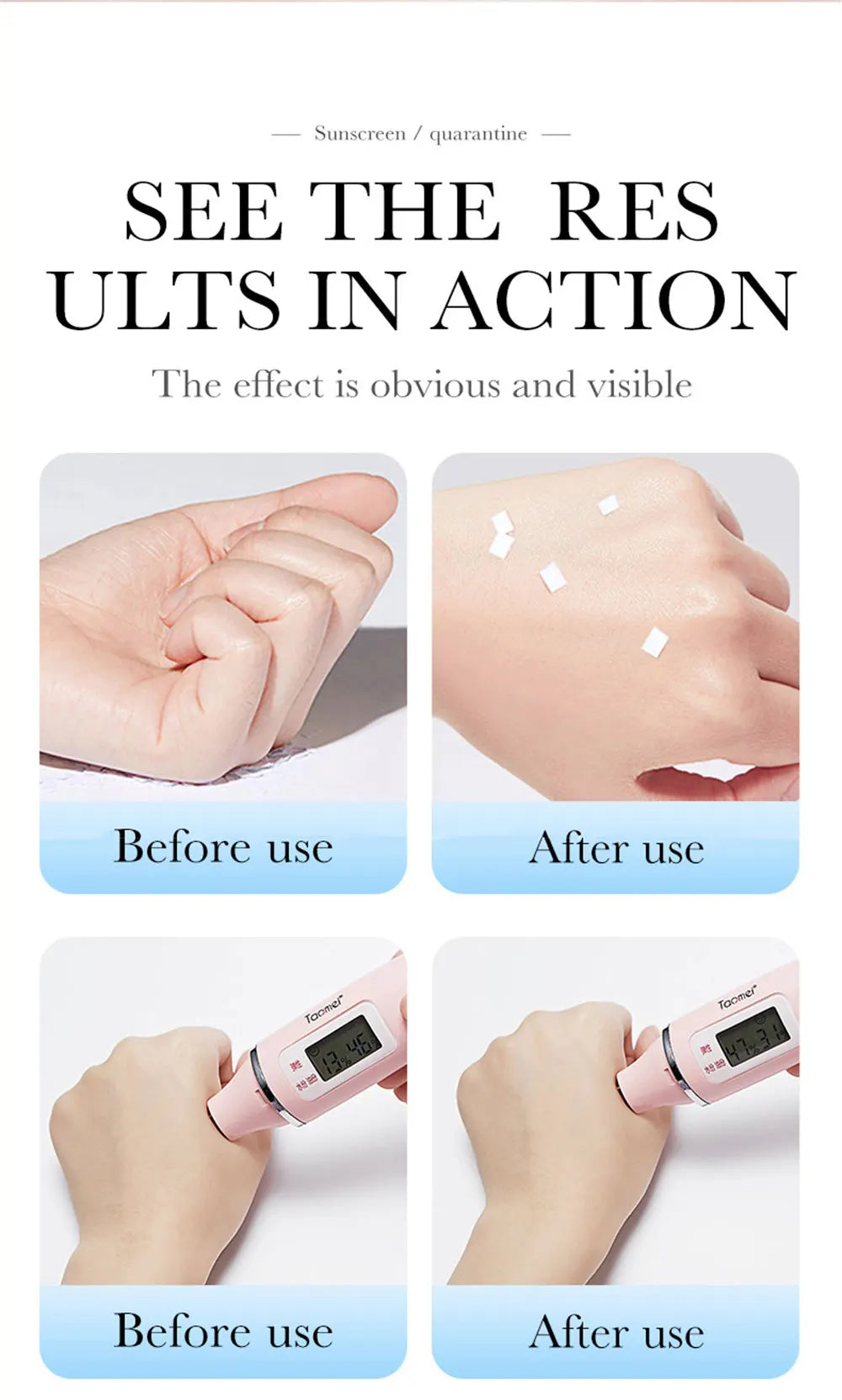 Three-Tone Makeup Primer & Puff Options