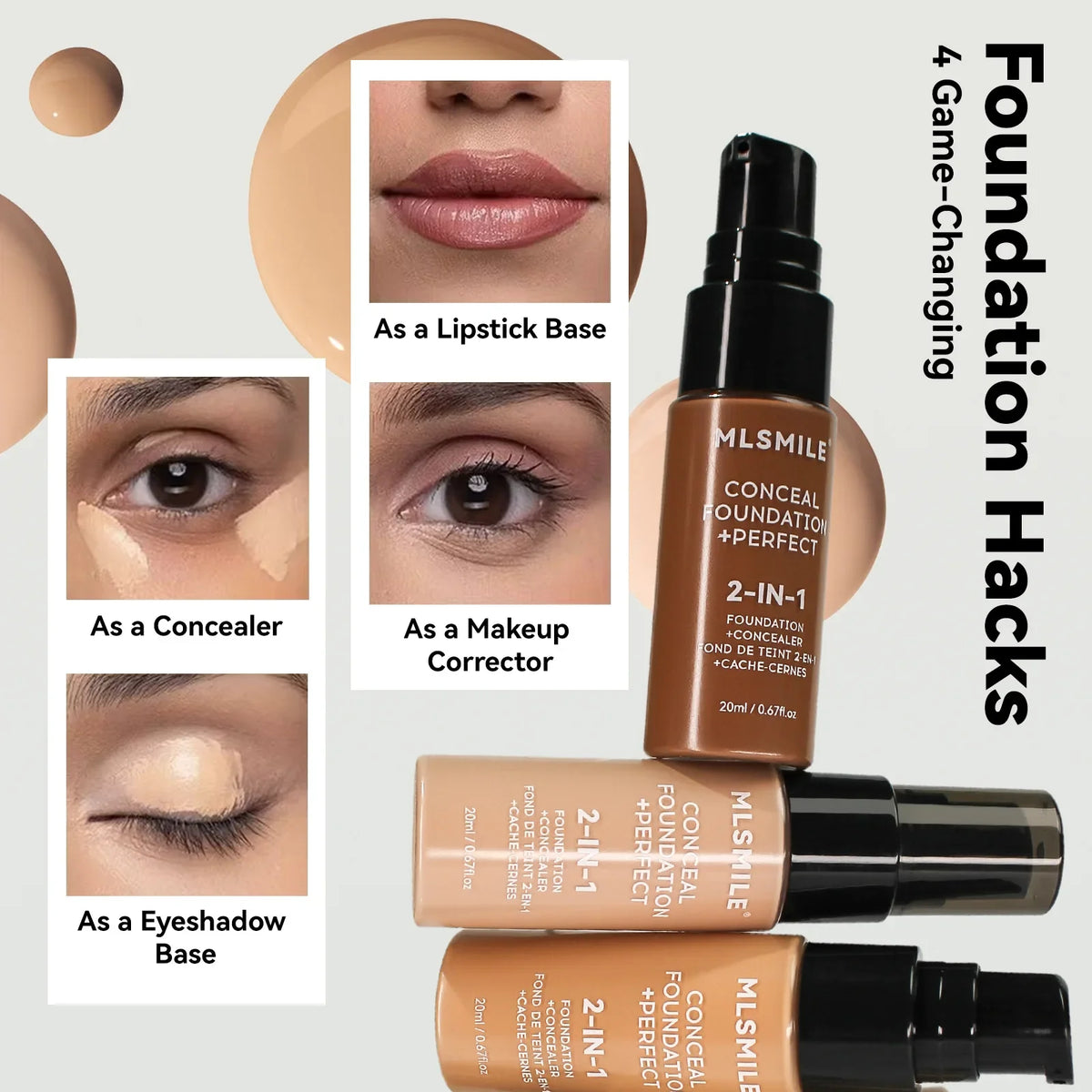 Liquid Foundation & Concealer